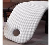 3CM Thick Memory Foam Bed Mattress Topper NonSlip Elastic Bands Spa Quali Cushed Pad for Lash Bed Salon Use White 180x60cmUltimate t & Support