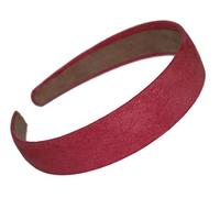 3cm Wide Rose Pink Suede Effect Headband Hair Band Alice Band Hair Band Non-Slip Strip for Women Girls by Glitz4Girlz