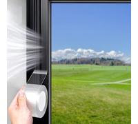 3cmx10m Clear Window Weather Sealing Tape for Winter, Waterproof Draft Excluder, Adhesive Window Sealant Tape for Doors & Windows, Energy Saving Insulation Seal Strip to Block Cold Air Wind and Dust