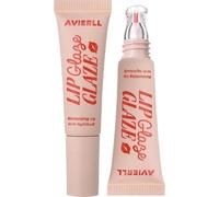 3Colors Lip Balm Moisturizing Mirror Lip Gloss Lip Vanilla Mint Iced Coffee Lip Lipstick Oil Makeup Smell Cake