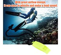 3Colors Loud Survival Safety Emergency Whistle Easy to Carry for Diving Hiking Camping (Yellow Green)