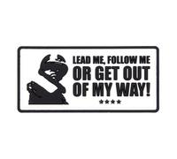 3D 101 Inc. Lead Me, Follow Me Morale Patch - White