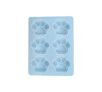 3D 6 Cavity Cute Silicone Mold for Cake, Blue | Fondant Chocolate for Cake Toppers, Pastry Baking Decorating Tool, Supplies, Easy to Clean Nonstick