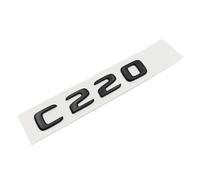 3D ABS Black Car Sticker Rear Trunk Badge Decal Letters Number Emblem Compatible With Mercedes Benz C220 AMG CDI W204 W203 2017 Accessories (Color : Flat Glossy Black)