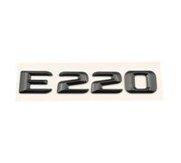 3D ABS Black Chrome Car Letters Rear Trunk Badge E220 E320 Emblem Logo Sticker Compatible With Mercedes E220 E320 W212 W213 Accessories (Color : E220 Black)