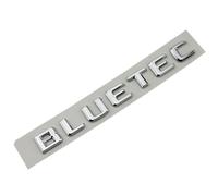 3D ABS Black Logo Bluetec Emblem Letters Compatible With Mercedes Benz G S E ML 350 W166 E200 C220 GLk 250 W212 W221 W164 W251 Accessories (Color : Chrome)