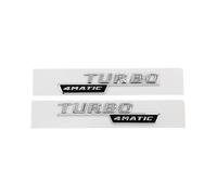 3d Abs Black Turbo Amg Logo Turbo 4matic Emblem Car Fender Badge For Mercedes Cla 45 X156 A45 Turbo Amg Sticker Accessories