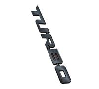 3D ABS Chrome Black Car Sticker Logo TURBO Side Badge Rear Trunk Emblem Decals For Car Sport TURBO Universal Accessories(TURBO Black 120mm)