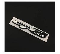 3D ABS Chrome Car Letters GT Line Sticker Emblem Logo Badge Decal Accessories(GT Line)