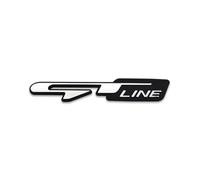 3D ABS GT Line Logo Car Emblem Auto Grand Tourer Badge Premium Sticker Racing Sport Decal for Kia K5 K3 K4 (Black)