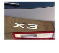 3D ABS New X1 X2 X3 X4 X5 X6 X7 GT Logo Letter Rear Trunk Emblem Badge Car Sticker Decals Car Styling Accessories(X3,18)