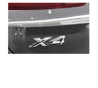 3D ABS New X1 X2 X3 X4 X5 X6 X7 GT Logo Letter Rear Trunk Emblem Badge Car Sticker Decals Car Styling Accessories(X4,18)