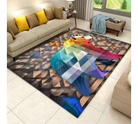 3D Abstract Animal Bear Area Rug Floor Door Mat Carpet Bottomless Hole Optical Illusion Area Rug, Anti-Skid Non-Woven Doormat For For Living Room Bedroom Kitchen 160 X 230 Cm, Easy Clea -44796167786