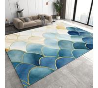 3D Abstract Geometric Texture With Stripes Area Rug Floor Door Mat Carpet Bottomless Hole Optical Illusion Area Rug, Anti-Skid Non-Woven Doormat For For Living Room Bedroom Kitchen 80 X /6353890861186