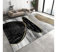 3D Abstract Geometric Texture With Stripes Area Rugs, Large And Simple Living Room Carpet, Carpet Mat Wear-Resistant And Non-Slip Apply To Cafe Office Nursery College Dorm, 100 X 200 Cm -1536553153932