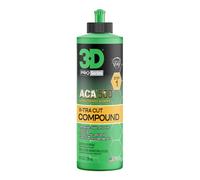 3D ACA 500 X-Tra Cut Compound - 8oz - Step 1 Cutting Body Shop Compound with Wool or Foam Pad - Cuts P1000 or Finer - Easy Clean Up - True Paint Correction - Alpha Ceramic Alumina