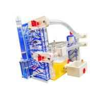 3D Acrylic DIY Farm Viewing Habitat Science Learning Kit for Home School with Feeding Area Educational House Villa Terrarium