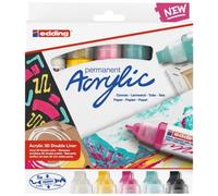 3D Acrylic Marker Double-Ended 5 Colors Top Quality
