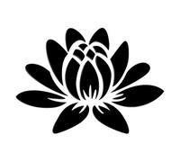 3D Acrylic Mirror Lotus Flower Wall Sticker, Self-Adhesive Removable Wall Decals For Home, Bedroom, Living Room, Dining Room