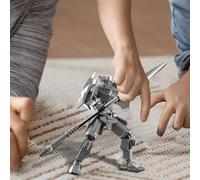 3D Action Figures,Multi Jointed Movable Robot - Full Body Mechanical Toy, 13cm/5.12inch Multi-Jointed Robot Unique Collectibles for Kids Adults