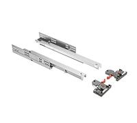 3D Adjustment Soft Close Undermounting Full Extension Drawer Slides Runners (350mm)