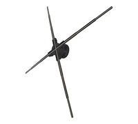 3D Advertising Player, Built-in Memory Card 928 Lamp Beads 1024×928P Resolution DF-80 110-240V Multi-Function 3D Holographic LED Fan for Supermarket (UK Plug)