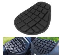3D Air Flow Motorcycle Seat Cushion Featuring Resilient EVA Foam Breathable Mesh Top and Cross-Strap Bandage for Long-Term Use