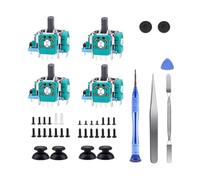 3D Analog Thumb Cap Joystick Compatible for Controller Analog Stick Repair Screwdriver Tool Kit Accessories Joysticks Replacement Joystick Sensor Module Gaming Console Accessories Stick Model