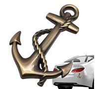 3D Anchor Shape Emblem Decals, Car Body Bumper Decorative Stickers Marine Emblem Store Decoration, Car Body Bumper Decorative Stickers Anchor Sticker for Cars Zorq