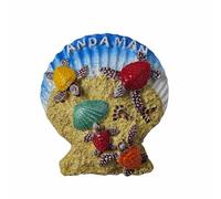 3D Andaman Islands Fridge Magnet Travel Souvenir Refrigerator Decoration Resin Hand Painted Craft Collection