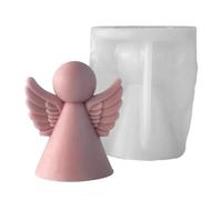 3D Angel Casting Mold - Epoxy Art Formers, Easy Release Craft Tray, Detailed Shape Creator, Versatile Figure Templates | 3D Angel Casting Mold for Desserts Candles Cements Soaps Creations