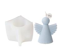 3D Angel Silicone Smooth Festive Theme Mold Epoxy Resin Molds for Ornament Making