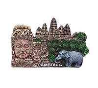 3D Angkor Wat Cambodia Souvenir fridge magnet,Home & kitchen decoration Cambodia refrigerator magnet