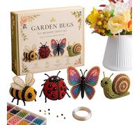 3D Animal Beading Kit, Mini DIY Craft Set, 4 Piece Creative Hobby Kit