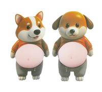 3D Animal Belly Sticker Scrapbooking Dog Stickers