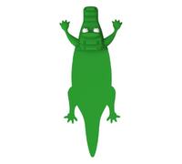 3D Animal Bookmark (Shark & Crocodile) - Funny Bookmark with "Crushed" Animals | Funny Writing Paper & Reading Gift for Children | Ideal Party Bag for Birthday & School