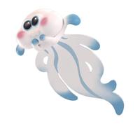 3D Animal Bookmarks Cute Jellyfish Manta Ray Bookmark Clips | Cartoon Animal Reading Tools PVC Desk Decor for Adults Amateurs