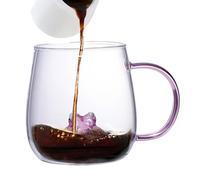3D Animal Coffee Mug - Cute Duck Inside Transparent Cup | 3D Animal Morning Cups | Coffee Cups for Cold and Hot Drinks | 380ml Clear 3D Animal Drinking Cups Borosilicate Glass | Heat Resistant