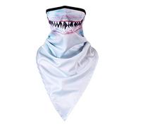 3D Animal Colorful Pattern BicycleCycling Ski Balaclava Half Face Mask Hood, Shark, One Size