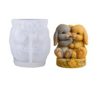3D Animal Decorative Casting Silicone Mold, Using Wax Soap Resin and Plaster Flexible Structure Animal Casting Foam Silicone Tools Wax Soap Resin Gypsum Project Split Design Easy Decoration