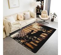 3D Animal Elk Area Rugs, Large And Simple Living Room Carpet, Carpet Mat Wear-Resistant And Non-Slip Apply To Cafe Office Nursery College Dorm, 200 X 300 Cm - Easy Clean /9729207882851