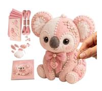 3D Animal Felt Handmade Crafts, Forest Animals 3D Felt Sewing Kit, Creative Sewing Kit, DIY Educational Needlework Crafting Set, Fun Safe Handcrafted Art Project for Enthusiasts Birthday Party