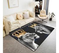 3D Animal Lion Area Rug Floor Door Mat Carpet Bottomless Hole Optical Illusion Area Rug, Anti-Skid Non-Woven Doormat For For Living Room Bedroom Kitchen 200 X 300 Cm, Easy Clean /4435310912823