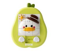 3d Animal Maze Puzzle Ball - Sliding Brain Teaser Toy, Unique Fruit Shaped Logic Game | Portable Interactive Puzzle Ball With Smooth Track Design For Kids Travel Entertainment Fun Mind Training Game