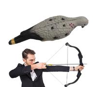 3D Animal Pigeon Bait Decoyy - Standing Bird Figure, Stable Ground Placement Design, Portable Fade Resistant Surfacee Finish | Practical Shootingg Training Accessory For Woodlandd Meadow Areas