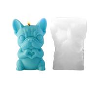 3D Animal Silicone Mould - Candle Craft 6.3 x 6.3 x 8.2 cm, Reusable Adjustable Tool Turtle Frog Puppy Mould for Family Students Adults Men Women Easter Birthday Party Home Indoor Craft Projects