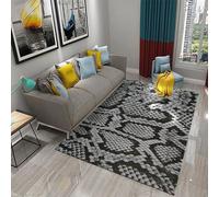 3D Animal Snake Skin Area Rug Floor Door Mat Carpet Bottomless Hole Optical Illusion Area Rug, Anti-Skid Non-Woven Doormat For For Living Room Bedroom Kitchen 180 X 280 Cm, Easy Clean /9590363619454