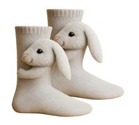 3D Animal Socks | 3D Animal Hugging Socks | Cute Plush Crocheted Animals Sock | Christmas Floor Sock | Winter Warm Gift for Adults Women Girls