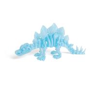 3d Animals 3d Mini Pets Stegosaurus Articulated for Surprise Fantasy Gifts Stress Relief Home Office Decor-Crystal Blue||13.5cm/5.3in