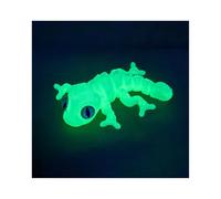 3d Animals 3d Printed Fidget Animals Chameleon 9cm/3.5in for Stress Relief Home Office Decompression Decor Executive Desk Toys-Glow-in-the-Dark Green
